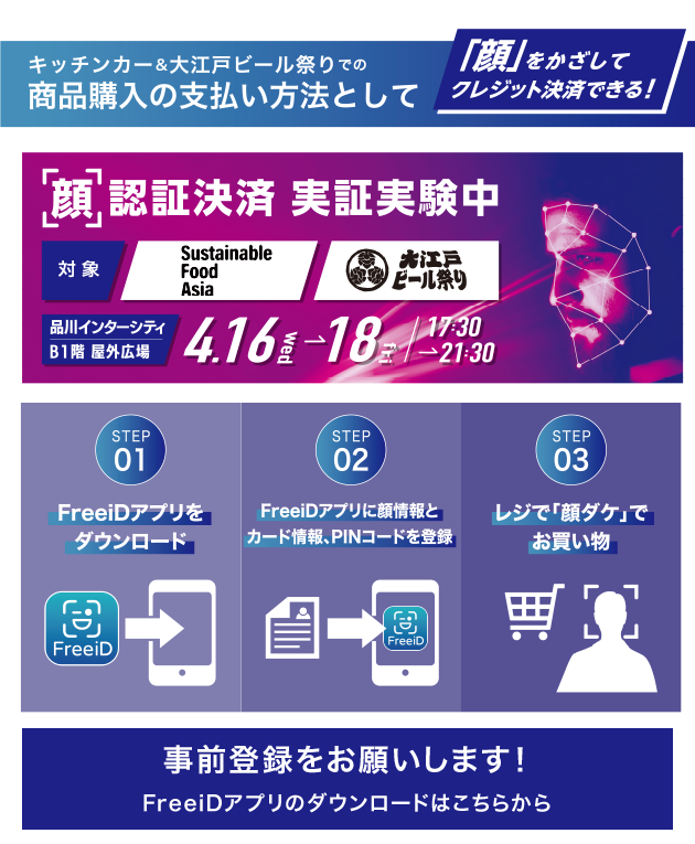 顔認証決済